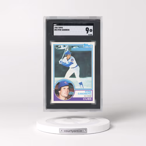 1983 Topps #83 Ryne Sandberg (SGC 9 MINT)