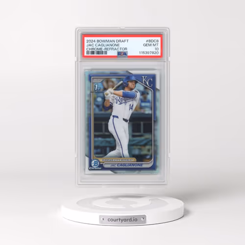 2024 Bowman Draft #BDC8 Jac Caglianone - Chrome-Refractor (PSA 10 GEM MINT)