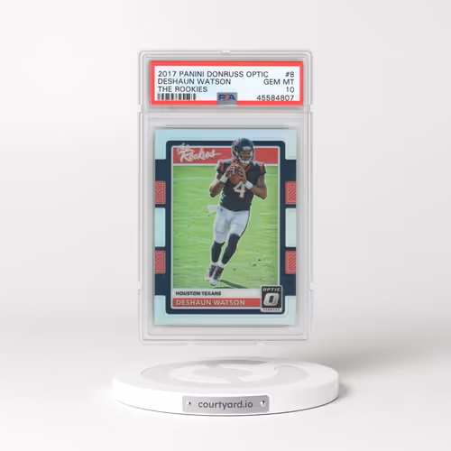 2017 Panini Donruss Optic the Rookies #8 Deshaun Watson - Base (PSA 10 GEM MINT)
