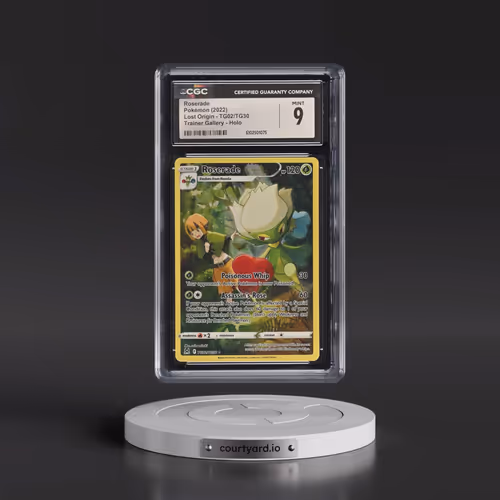 2022 Lost Origin #TG02/TG30 Roserade - Trainer Gallery Holo (CGC 9 MINT)