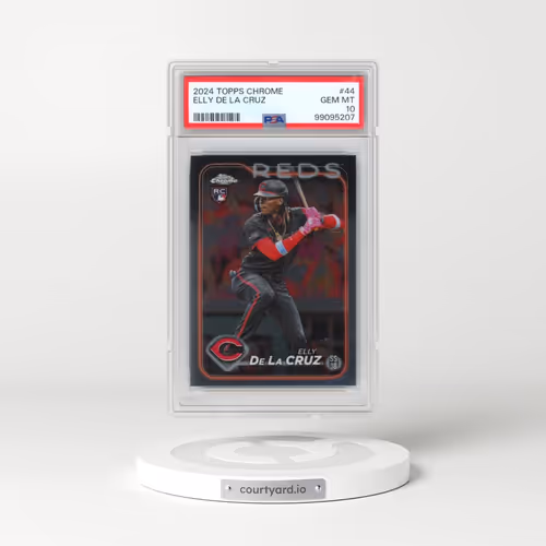 2024 Topps Chrome #44 Elly de La Cruz (PSA 10 GEM MINT)