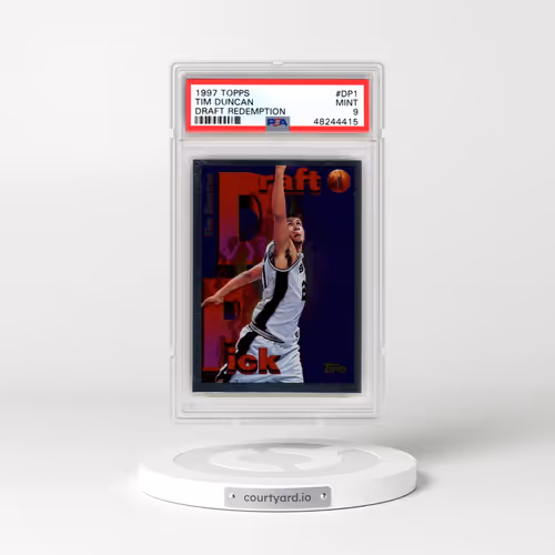 1997 Topps Draft Redemption #DP1 Tim Duncan (PSA 9 MINT)