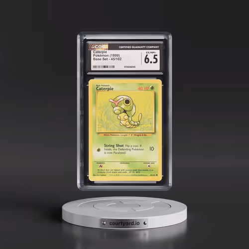 1999 Base Set #45/102 Caterpie (CGC 6.5 EX-NM+)