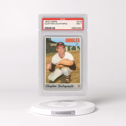 1970 Topps #319 Clayton Dalrymple (PSA 7 NM)