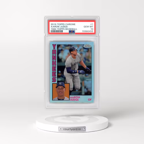 2019 Topps Chrome 1984 Topps Baseball #1 Aaron Judge (PSA 10 GEM MINT)