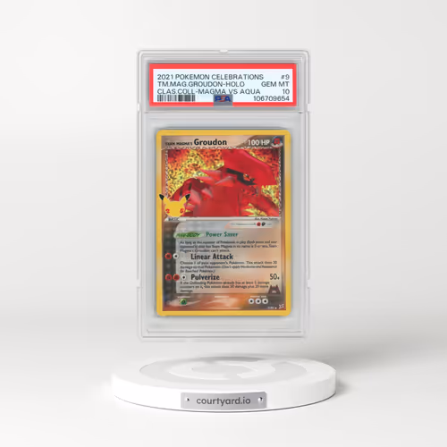 2021 Pokémon Celebrations Classic Collection #9 Team Magma's Groudon - Holo (PSA 10 GEM MINT)