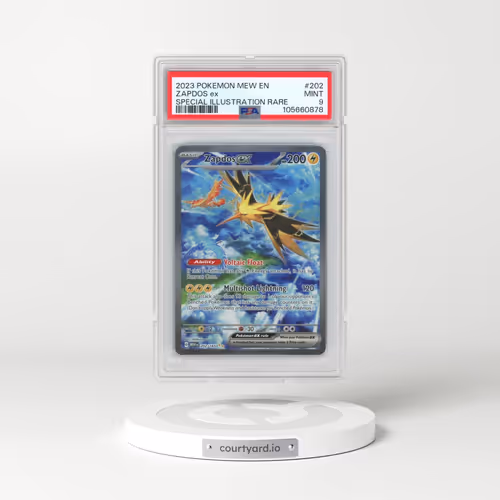 2023 Pokémon Mew EN-151 #202 Zapdos EX - Holo Special Illustration Rare (PSA 9 MINT)