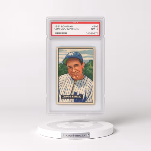1951 Bowman #206 Conrado Marrero (PSA 7 NM)