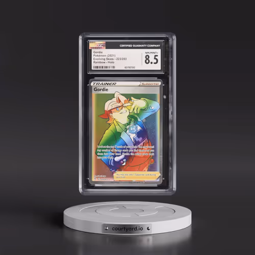 2021 Evolving Skies #223/203 Gordie - Rainbow Rare Holo (CGC 8.5 NM-MT+)