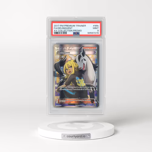 2017 Pokémon Premium Trainer XY Collection Promo #98b Delinquent - Full Art (PSA 9 MINT)