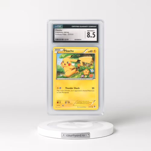 2014 Furious Fists #27/111 Pikachu (CGC 8.5 NM-MT+)