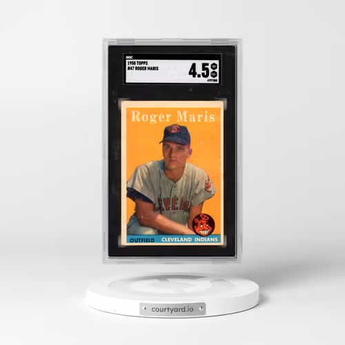 1958 Topps #47 Roger Maris (SGC 4.5 VG-EX+)