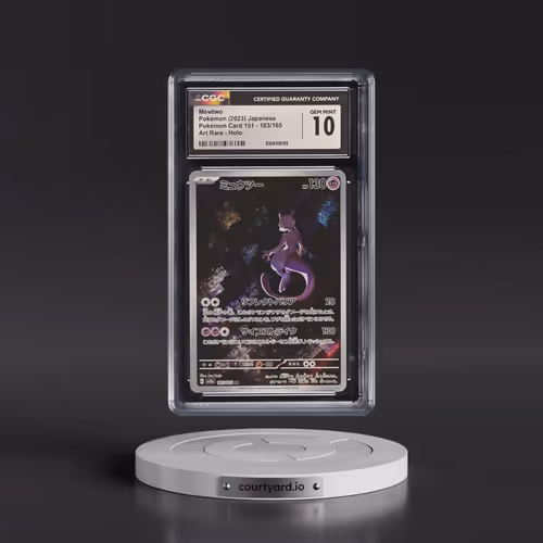 2023 Pokémon Card 151 #183/165 Mewtwo - Art Rare Holo (CGC 10 GEM MINT)