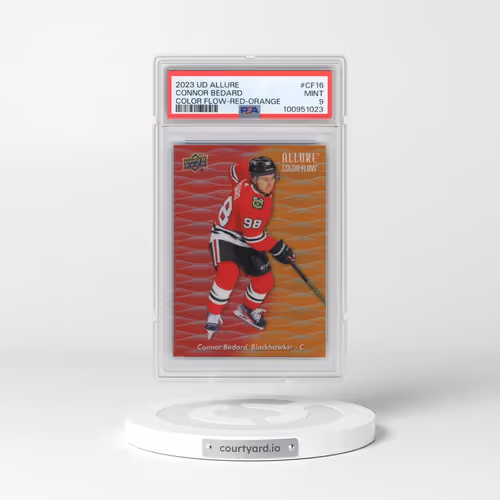 2023 Upper Deck Allure Color Flow #CF16 Connor Bedard - Red-Orange (PSA 9 MINT)