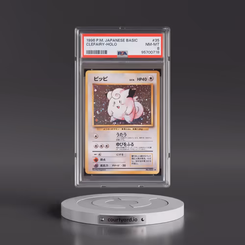 1996 Pokémon Basic #35 Clefairy - Holo (PSA 8 NM-MT)