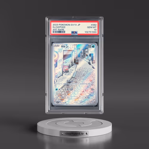 2023 Pokémon Sv1v-Violet EX #082 Slowpoke - Art Rare (PSA 10 GEM MINT)