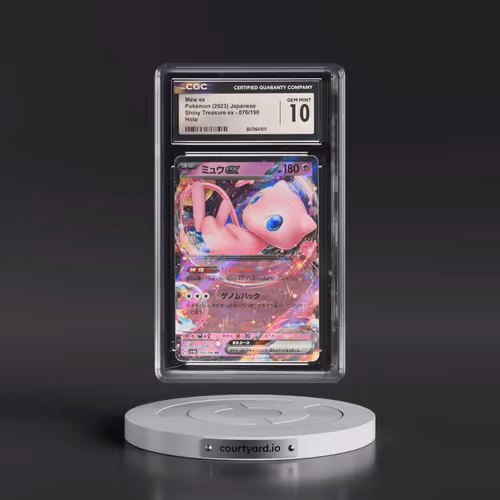 2023 Pokémon Sv4a-Shiny Treasure EX #076 Mew EX - Holo (CGC 10 GEM MINT)