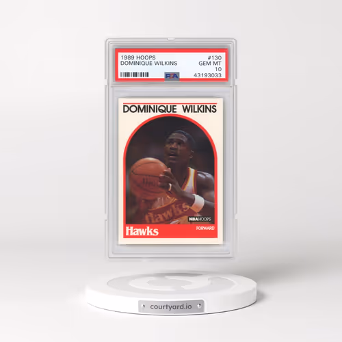 1989 Hoops #130 Dominique Wilkins (PSA 10 GEM MINT)