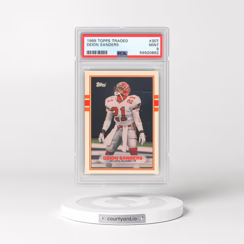 1989 Topps Traded #30T Deion Sanders (PSA 9 MINT)