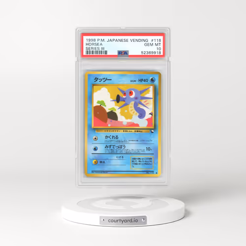 1998 Japanese Vending #116 Horsea - Series III (PSA 10 GEM MINT)
