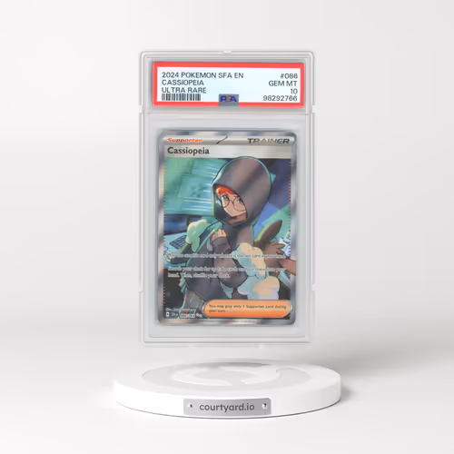 2024 Pokémon Sfa EN-Shrouded Fable #086 Cassiopeia - Ultra Rare (PSA 10 GEM MINT)