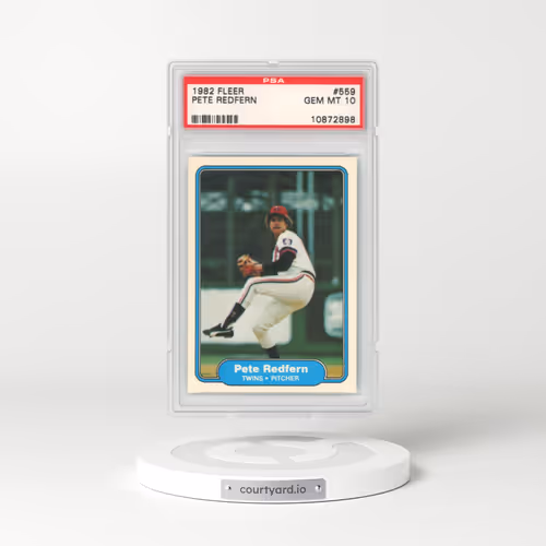 1982 Fleer #559 Pete Redfern (PSA 10 GEM MINT)