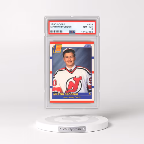 1990 Score #439 Martin Brodeur (PSA 8 NM-MT)