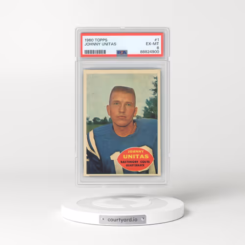 1960 Topps #1 Johnny Unitas (PSA 6 EX-MT)