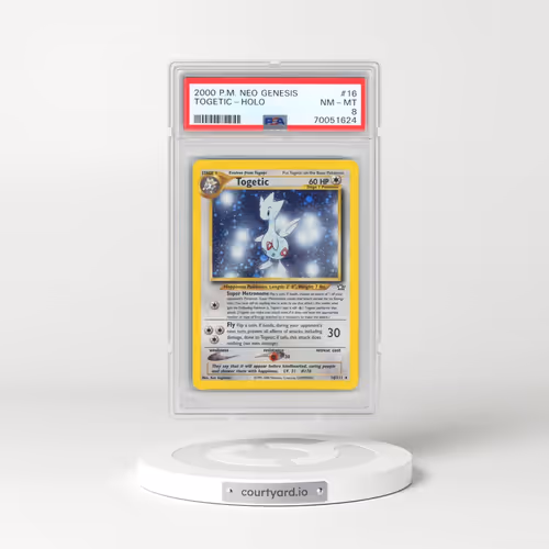 2000 Pokémon Neo Genesis #16 Togetic - Holo (PSA 8 NM-MT)