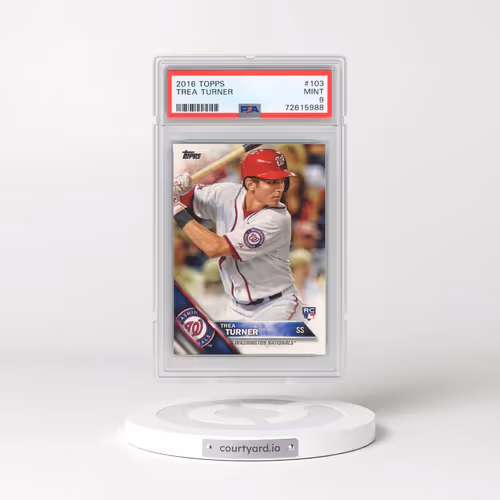 2016 Topps #103 Trea Turner (PSA 9 MINT)