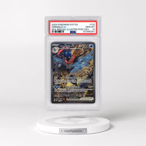 2024 Pokémon Svp EN-SV Black Star Promo #132 Greninja EX - Holo Shrouded Fable Special Illustration