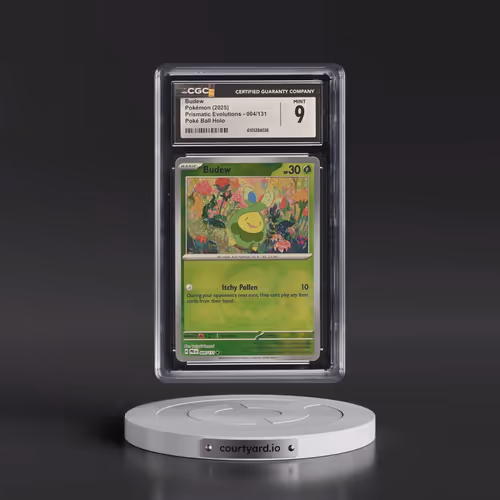 2024 Prismatic Evolutions - PRE EN #004/131 Budew - Poké Ball Holo (CGC 9 MINT)