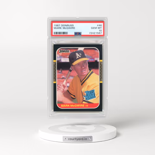 1987 Donruss #46 Mark McGwire (PSA 10 GEM MINT)