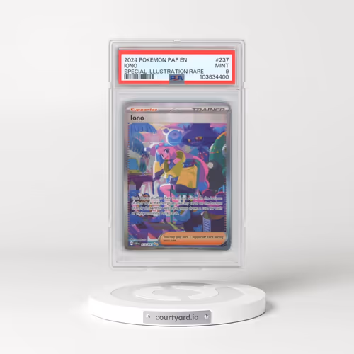 2024 Pokémon Paf EN-Paldean Fates #237 Iono - Special Illustration Rare (PSA 9 MINT)