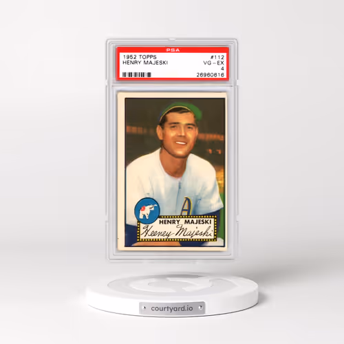 1952 Topps #112 Henry Majeski (PSA 4 VG-EX)