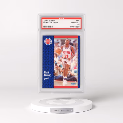 1991 Fleer #64 Isiah Thomas (PSA 10 GEM MINT)
