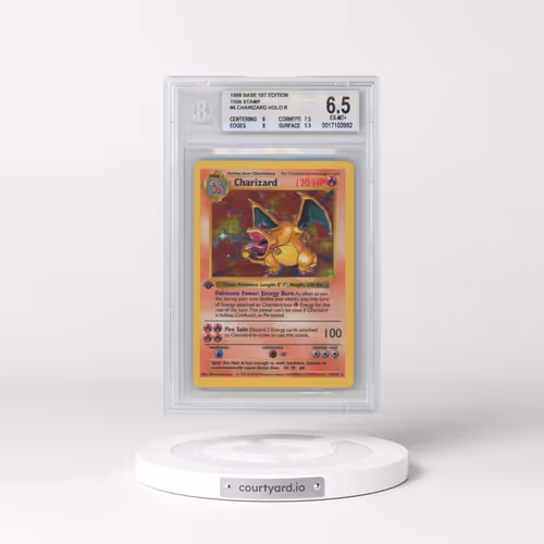 1999 Base Set #4 Charizard - 1st Edition Holo (BGS 6.5 EX-MT+)
