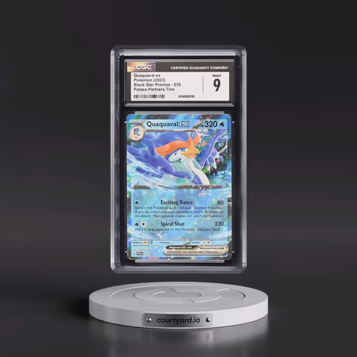 2023 Black Star Promos - Scarlet & Violet SVP EN #035 Quaquaval ex - Paldea Partners Tins (CGC 9 MIN