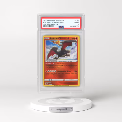 2023 Pokémon Sword and Shield Crown Zenith #020 Radiant Charizard - Holo (PSA 9 MINT)