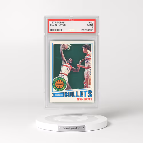 1977 Topps #40 Elvin Hayes (PSA 9 MINT)