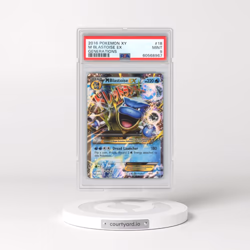 2016 Pokémon XY Generations #18 M Blastoise EX - Holo (PSA 9 MINT)
