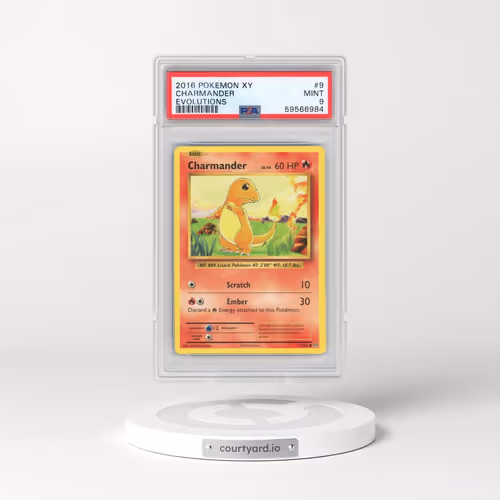 2016 Pokémon XY Evolutions #9 Charmander (PSA 9 MINT)