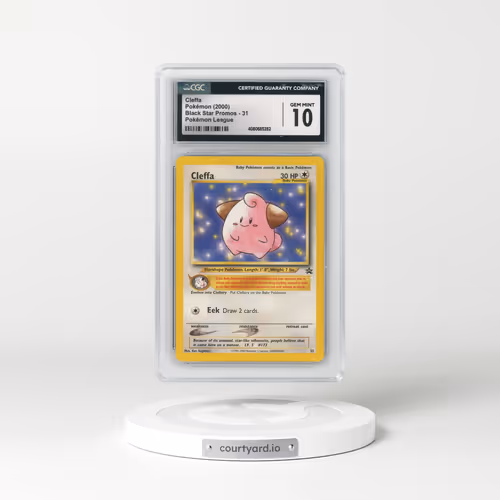 1999 Black Star Promos #31 Cleffa - Pokémon League (CGC 10 GEM MINT)