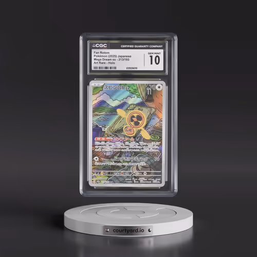 2025 Mega Dream ex - M2a #213/193 Fan Rotom - Art Rare Holo (CGC 10 GEM MINT)