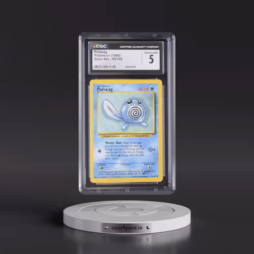 1999 Base Set #59/102 Poliwag (CGC 5 EX)