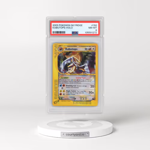 2003 Pokémon Skyridge #150 Kabutops - Holo (PSA 8 NM-MT)
