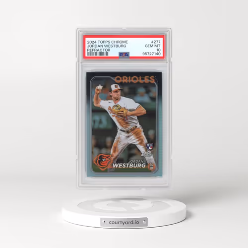 2024 Topps Chrome #277 Jordan Westburg - Refractor (PSA 10 GEM MINT)