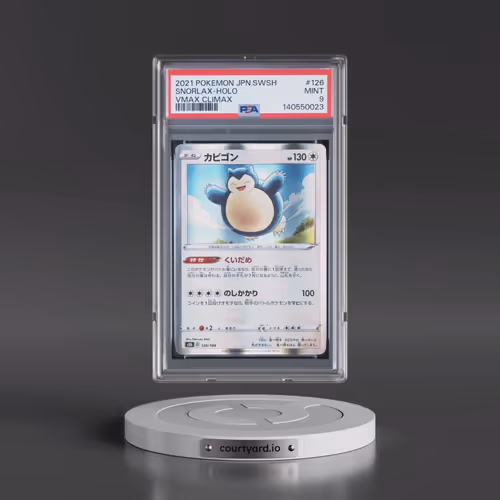 2021 Pokémon Sword & Shield Vmax Climax #126 Snorlax - Holo (PSA 9 MINT)