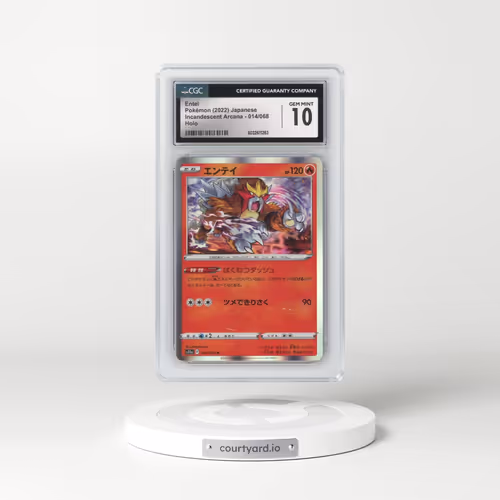 2022 Incandescent Arcana #014/068 Entei - Holo (CGC 10 GEM MINT)