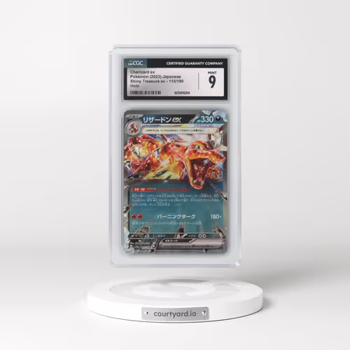 2023 Pokémon Sv4a-Shiny Treasure EX #115 Charizard EX - Holo (CGC 9 MINT)